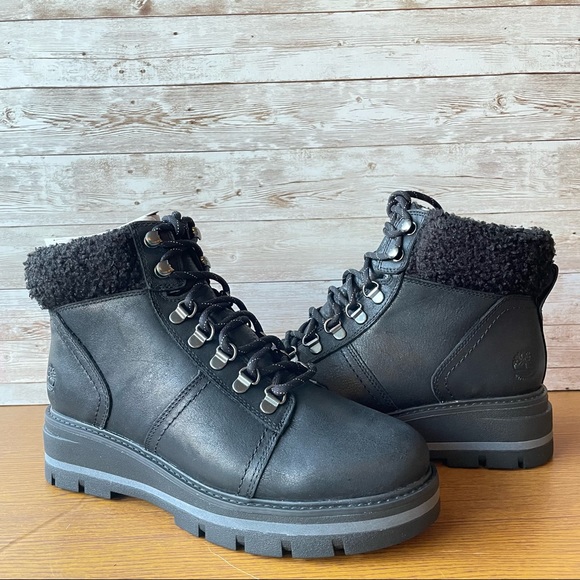 Timberland Cervinia Valley WP Warm Line Boot Black Full Grain - Picture 4 of 6